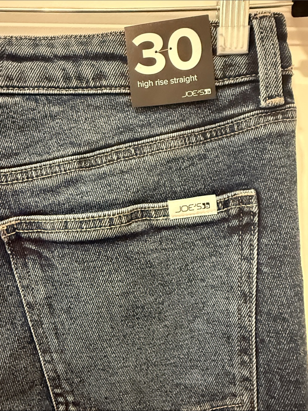 Joe's Jeans Women's High-Rise Straight Jeans Indigo Worn Size 30 NWT - Picture 3 of 10